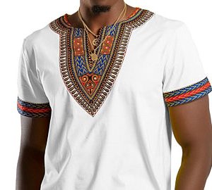 African Print T Shirt